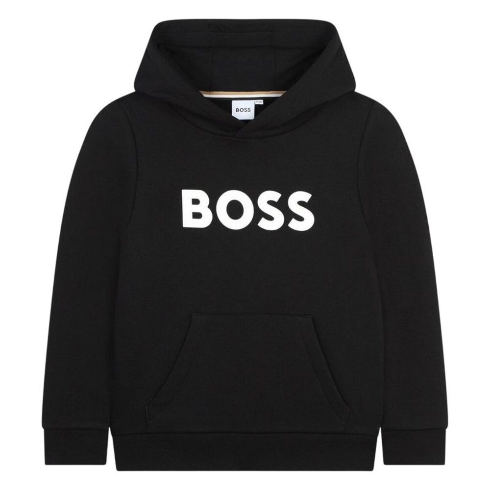 Boss Childrens/Kids Logo Hoodie / Black